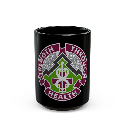 8 Medical Brigade 2 (U.S. Army) Black Coffee Mug-15oz-The Sticker Space