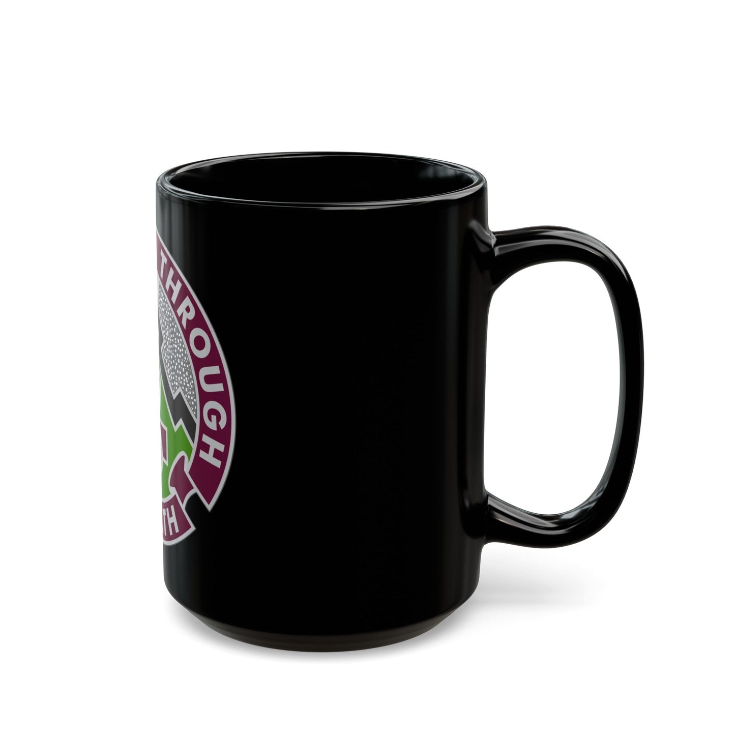 8 Medical Brigade 2 (U.S. Army) Black Coffee Mug-The Sticker Space