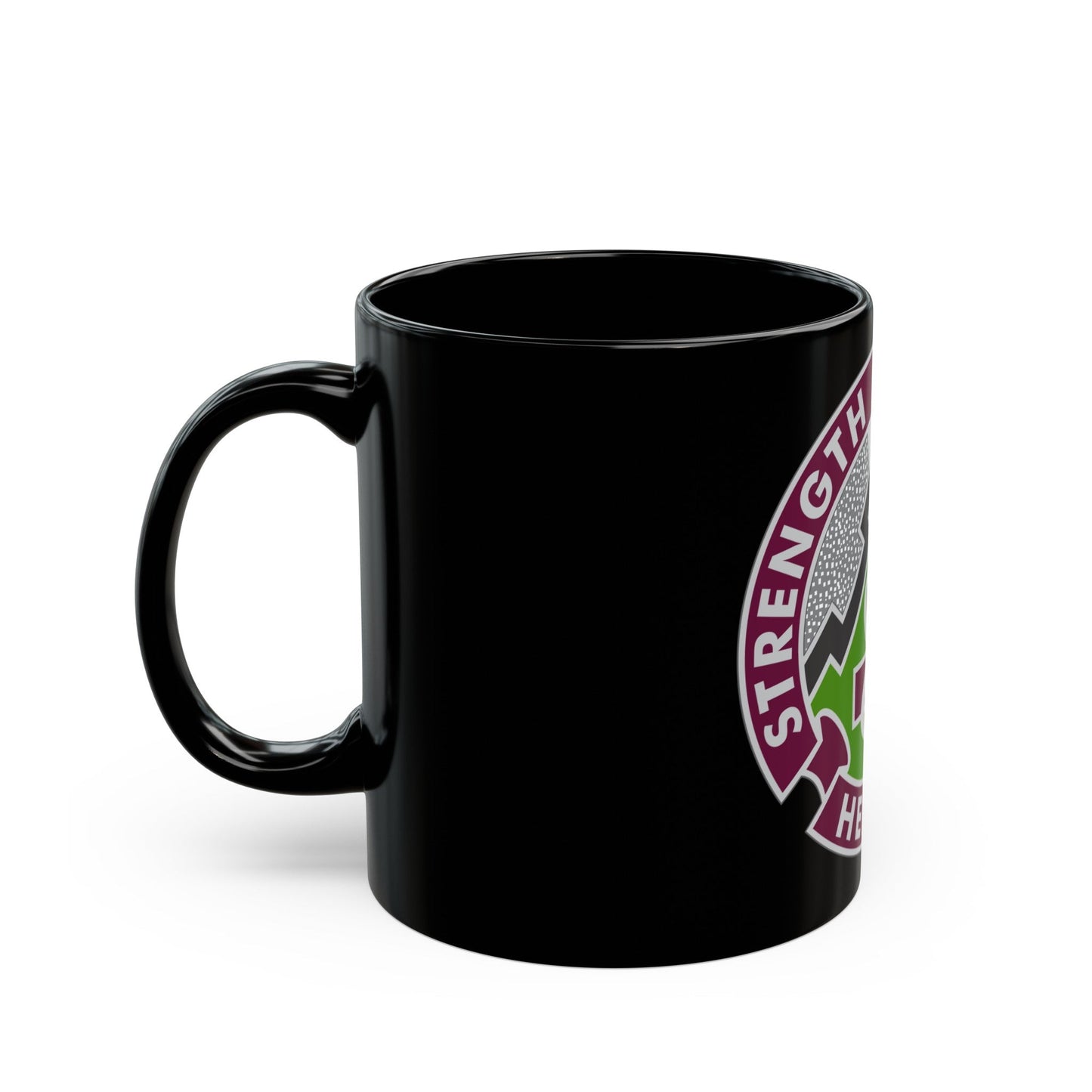 8 Medical Brigade 2 (U.S. Army) Black Coffee Mug-The Sticker Space