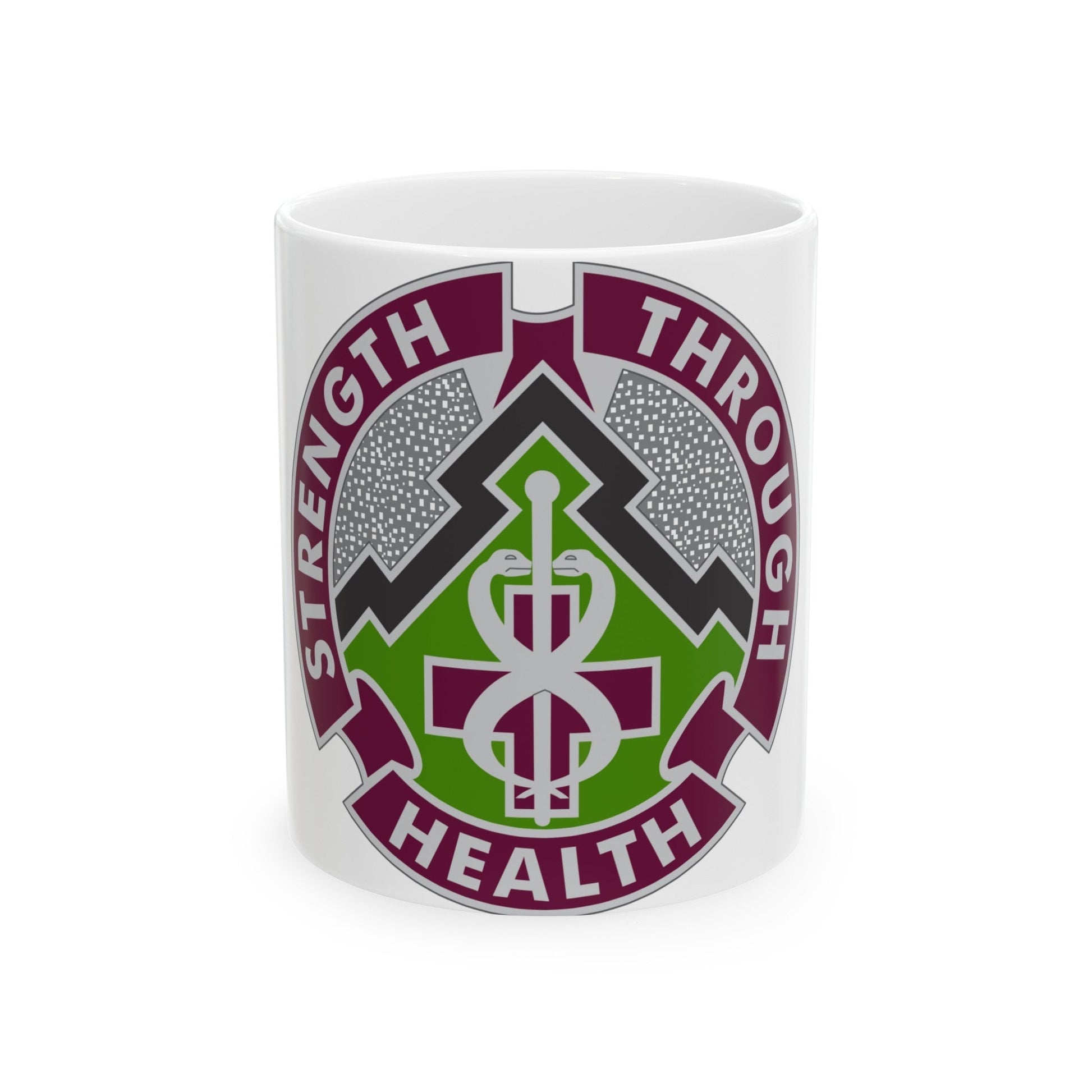 8 Medical Brigade 2 (U.S. Army) White Coffee Mug-11oz-The Sticker Space