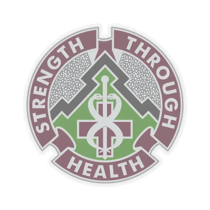 8 Medical Brigade 2 (U.S. Army) STICKER Vinyl Kiss-Cut Decal 4 Inch Transparent - The Sticker Space