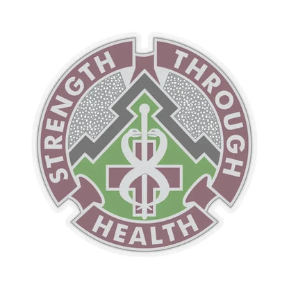 8 Medical Brigade 2 (U.S. Army) STICKER Vinyl Kiss-Cut Decal 6 Inch Transparent - The Sticker Space