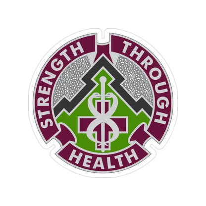 8 Medical Brigade 2 (U.S. Army) Transparent STICKER Die-Cut Vinyl Decal 2 Inch - The Sticker Space