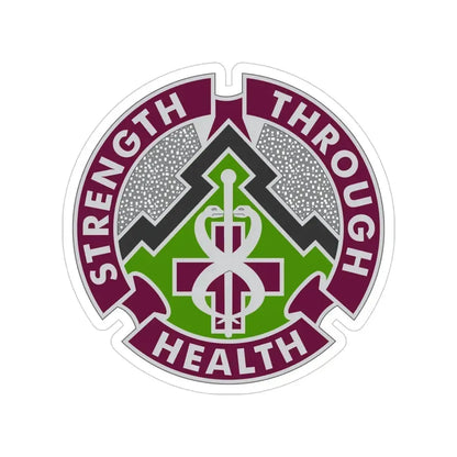 8 Medical Brigade 2 (U.S. Army) Transparent STICKER Die-Cut Vinyl Decal 4 Inch - The Sticker Space