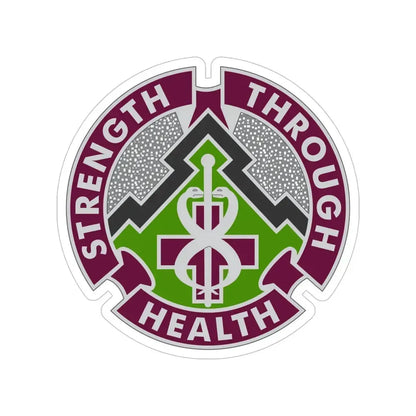 8 Medical Brigade 2 (U.S. Army) Transparent STICKER Die-Cut Vinyl Decal 6 Inch - The Sticker Space