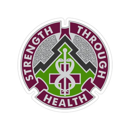 8 Medical Brigade 2 (U.S. Army) Transparent STICKER Die-Cut Vinyl Decal - The Sticker Space