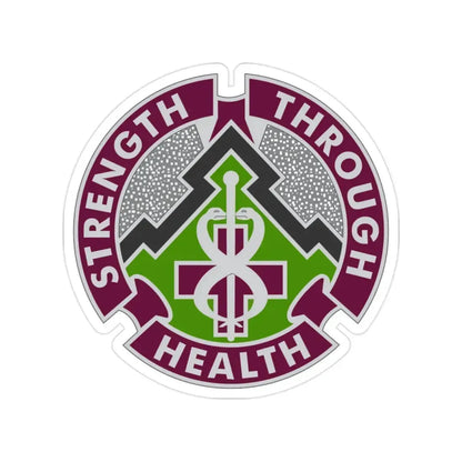 8 Medical Brigade 2 (U.S. Army) Transparent STICKER Die-Cut Vinyl Decal - The Sticker Space