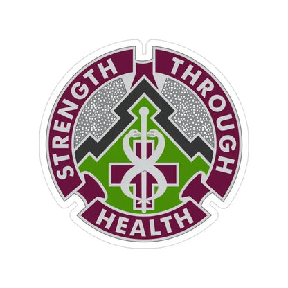 8 Medical Brigade 2 (U.S. Army) Transparent STICKER Die-Cut Vinyl Decal - The Sticker Space