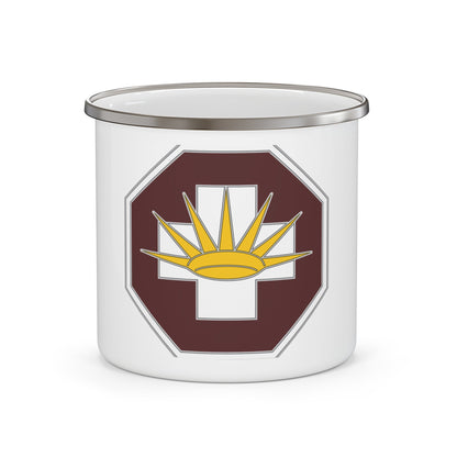 8 Medical Brigade 3 (U.S. Army) 12oz Enamel Mug-12oz-The Sticker Space