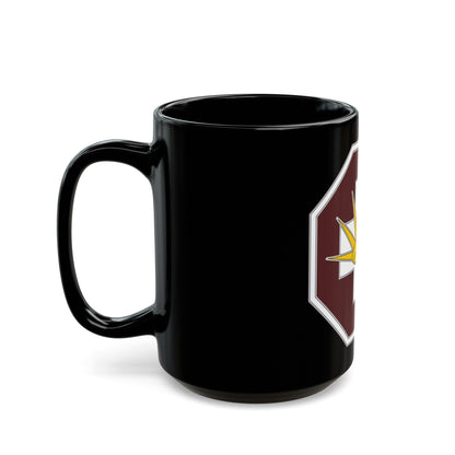 8 Medical Brigade 3 (U.S. Army) Black Coffee Mug-The Sticker Space