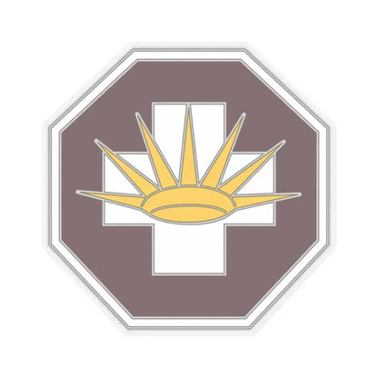 8 Medical Brigade 3 (U.S. Army) STICKER Vinyl Kiss-Cut Decal 2 Inch Transparent - The Sticker Space