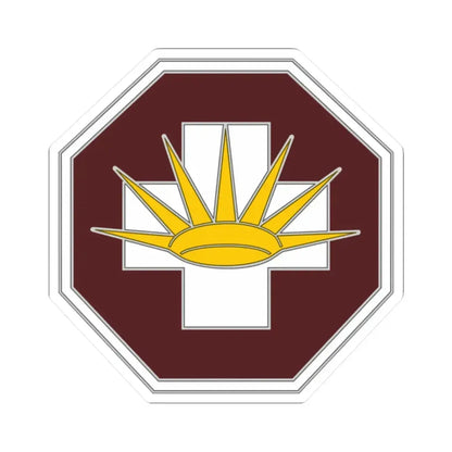 8 Medical Brigade 3 (U.S. Army) STICKER Vinyl Kiss-Cut Decal 2 Inch White - The Sticker Space