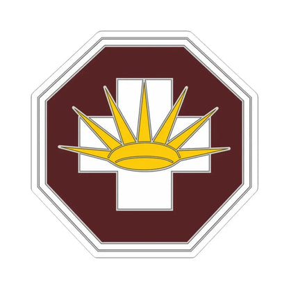 8 Medical Brigade 3 (U.S. Army) STICKER Vinyl Kiss-Cut Decal 4 Inch White - The Sticker Space