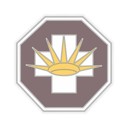 8 Medical Brigade 3 (U.S. Army) STICKER Vinyl Kiss-Cut Decal 6 Inch Transparent - The Sticker Space