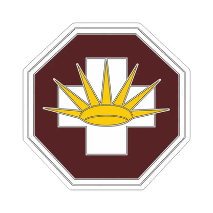 8 Medical Brigade 3 (U.S. Army) STICKER Vinyl Kiss-Cut Decal 6 Inch White - The Sticker Space