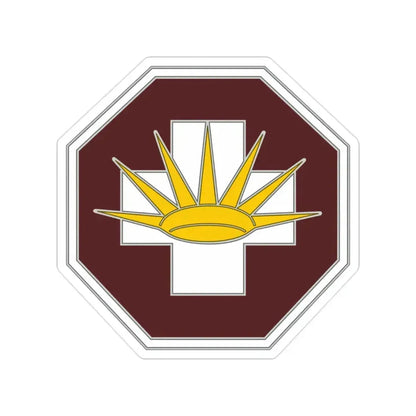8 Medical Brigade 3 (U.S. Army) Transparent STICKER Die-Cut Vinyl Decal 2 Inch - The Sticker Space
