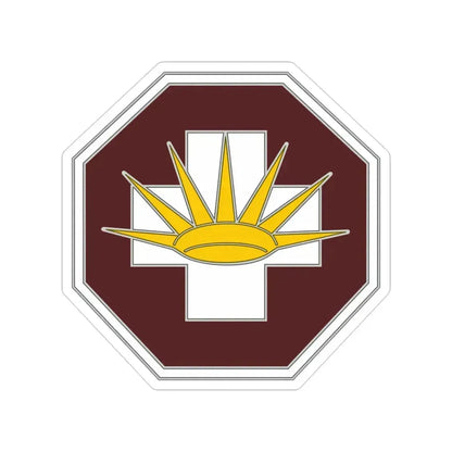 8 Medical Brigade 3 (U.S. Army) Transparent STICKER Die-Cut Vinyl Decal 3 Inch - The Sticker Space