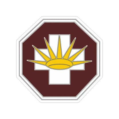 8 Medical Brigade 3 (U.S. Army) Transparent STICKER Die-Cut Vinyl Decal 3 Inch - The Sticker Space