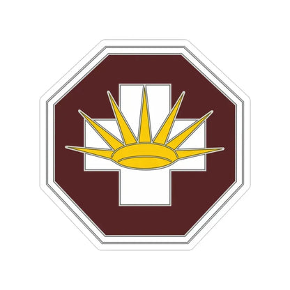 8 Medical Brigade 3 (U.S. Army) Transparent STICKER Die-Cut Vinyl Decal 4 Inch - The Sticker Space
