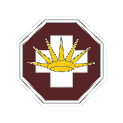 8 Medical Brigade 3 (U.S. Army) Transparent STICKER Die-Cut Vinyl Decal 5 Inch - The Sticker Space