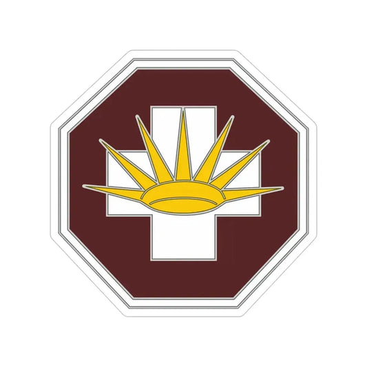 8 Medical Brigade 3 (U.S. Army) Transparent STICKER Die-Cut Vinyl Decal 6 Inch - The Sticker Space