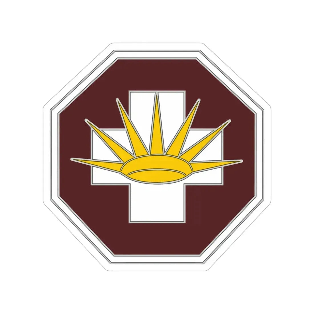 8 Medical Brigade 3 (U.S. Army) Transparent STICKER Die-Cut Vinyl Decal - The Sticker Space