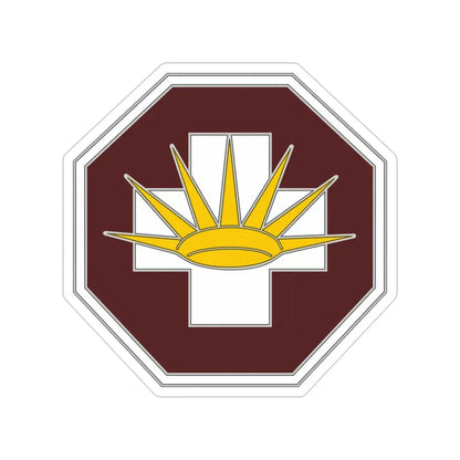 8 Medical Brigade 3 (U.S. Army) Transparent STICKER Die-Cut Vinyl Decal - The Sticker Space