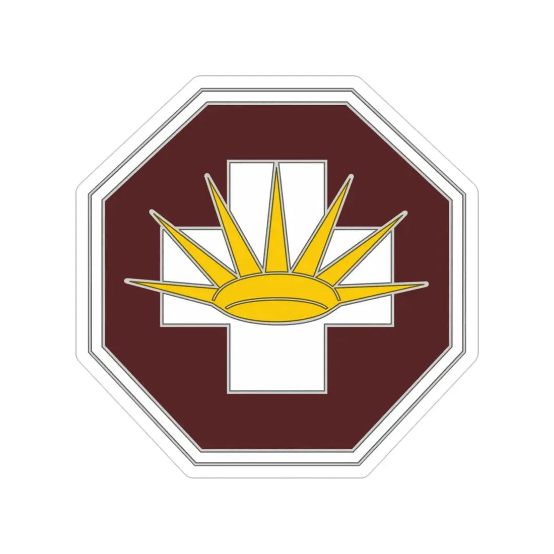 8 Medical Brigade 3 (U.S. Army) Transparent STICKER Die-Cut Vinyl Decal - The Sticker Space