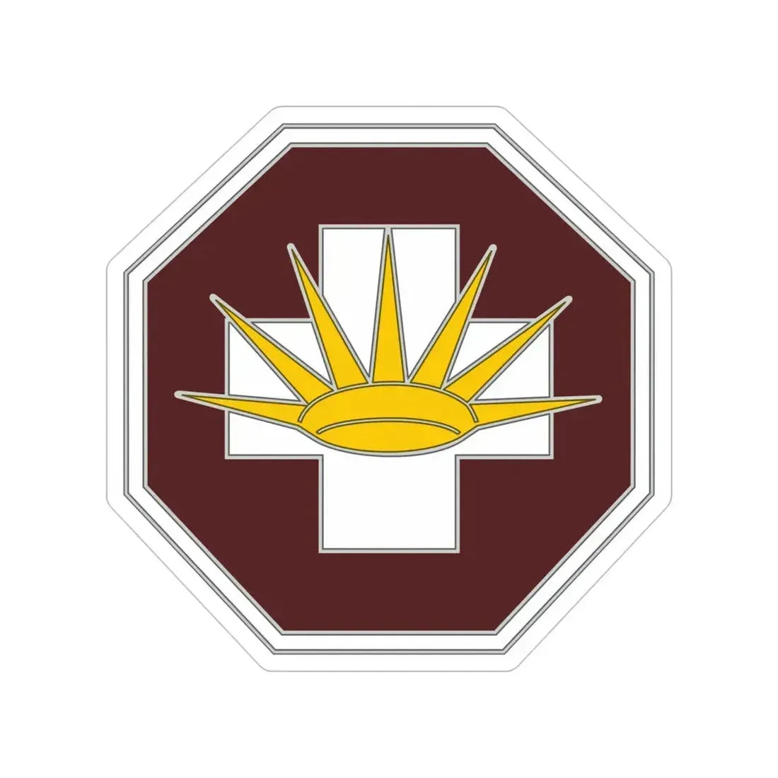 8 Medical Brigade 3 (U.S. Army) Transparent STICKER Die-Cut Vinyl Decal - The Sticker Space
