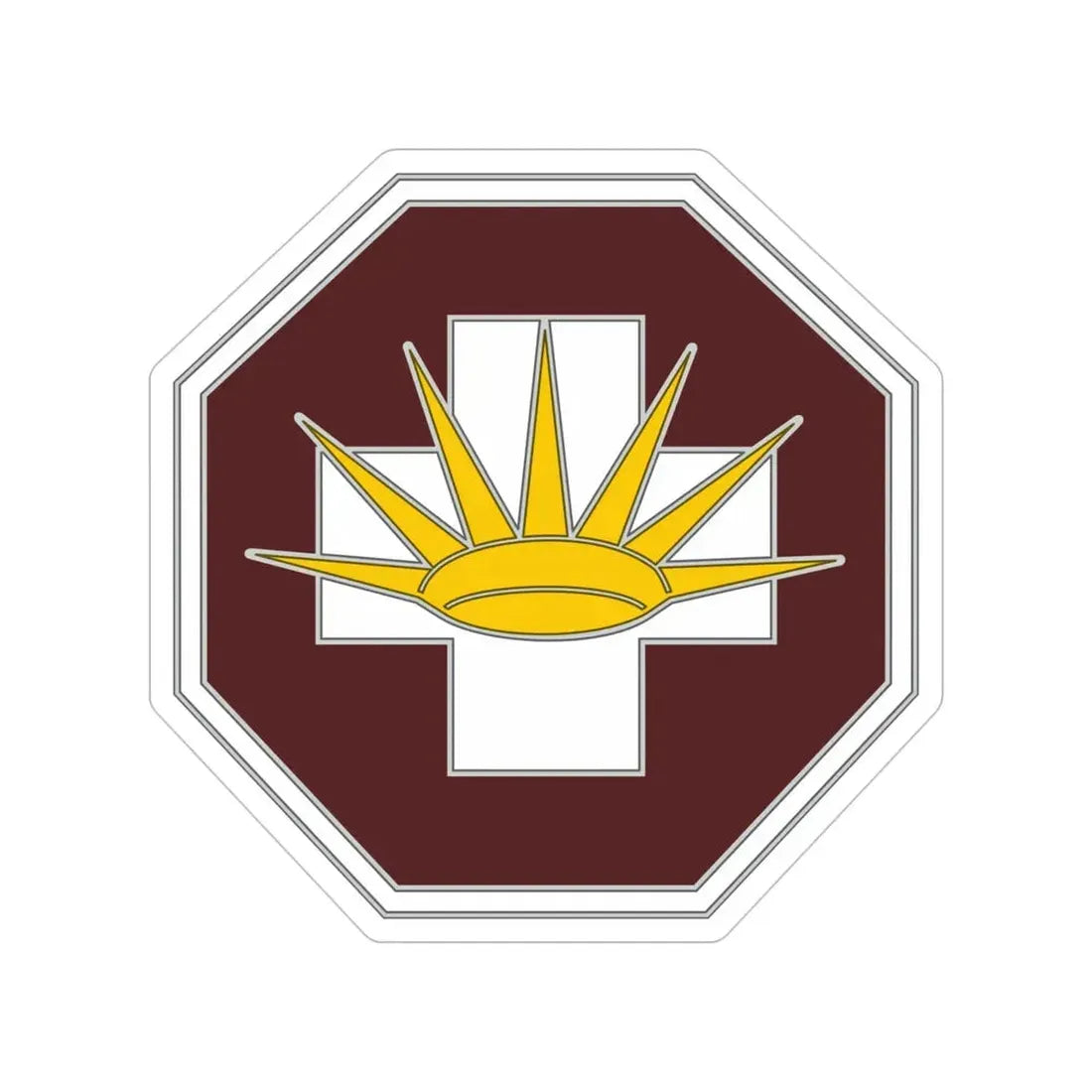8 Medical Brigade 3 (U.S. Army) Transparent STICKER Die-Cut Vinyl Decal - The Sticker Space
