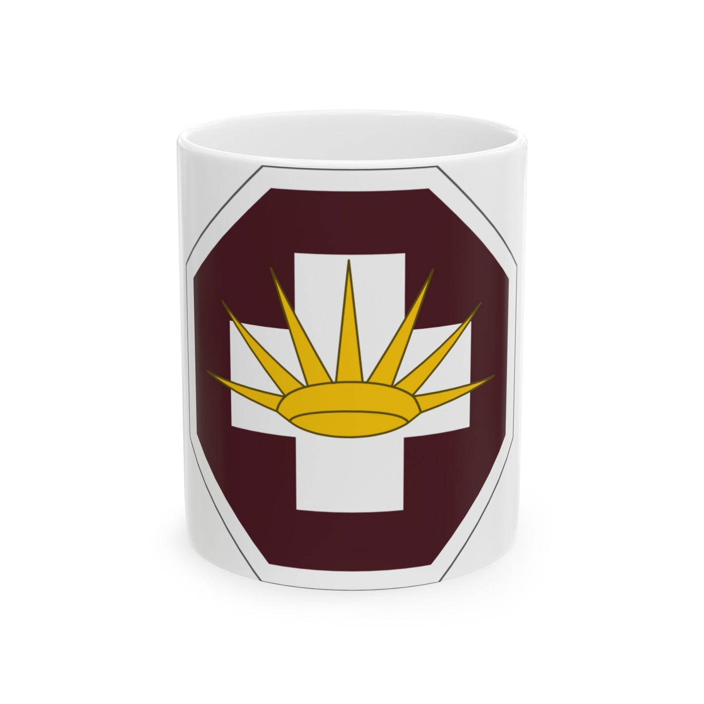 8 Medical Brigade (U.S. Army) White Coffee Mug-11oz-The Sticker Space