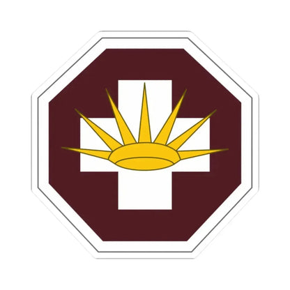 8 Medical Brigade (U.S. Army) STICKER Vinyl Kiss-Cut Decal 2 Inch White - The Sticker Space