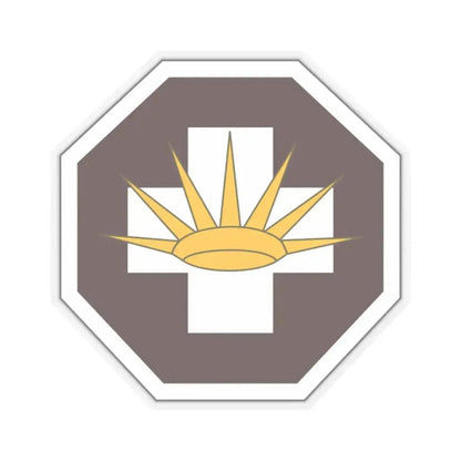 8 Medical Brigade (U.S. Army) STICKER Vinyl Kiss-Cut Decal 3 Inch Transparent - The Sticker Space