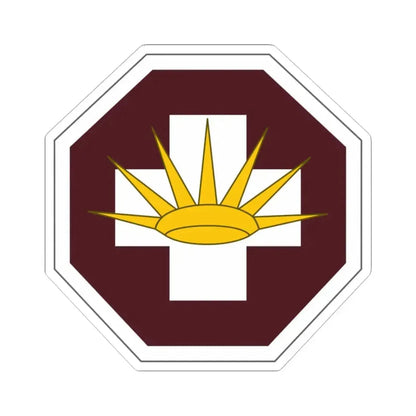 8 Medical Brigade (U.S. Army) STICKER Vinyl Kiss-Cut Decal 4 Inch White - The Sticker Space