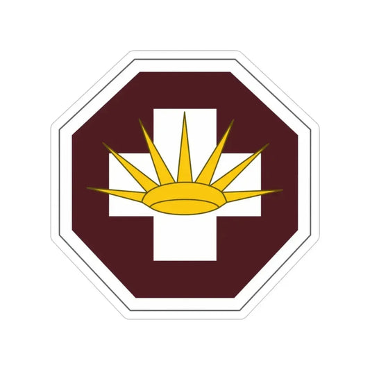 8 Medical Brigade (U.S. Army) Transparent STICKER Die-Cut Vinyl Decal 6 Inch - The Sticker Space