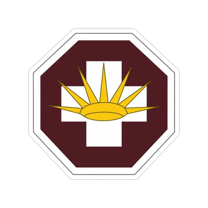8 Medical Brigade (U.S. Army) Transparent STICKER Die-Cut Vinyl Decal - The Sticker Space