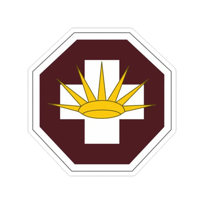 8 Medical Brigade (U.S. Army) Transparent STICKER Die-Cut Vinyl Decal - The Sticker Space