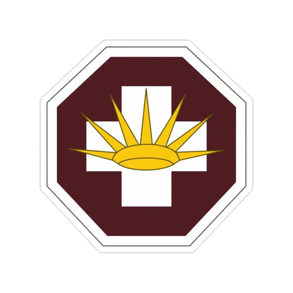 8 Medical Brigade (U.S. Army) Transparent STICKER Die-Cut Vinyl Decal - The Sticker Space