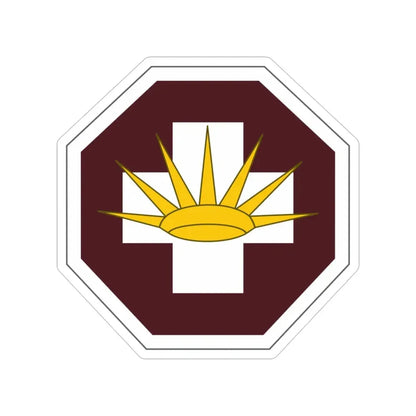 8 Medical Brigade (U.S. Army) Transparent STICKER Die-Cut Vinyl Decal - The Sticker Space