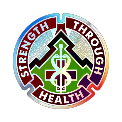 8 Medical Brigade v2 (U.S. Army) Holographic STICKER Die-Cut Vinyl Decal-3 Inch-The Sticker Space