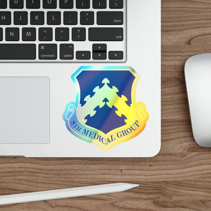 8 Medical Group PACAF (U.S. Air Force) Holographic STICKER Die-Cut Vinyl Decal-The Sticker Space