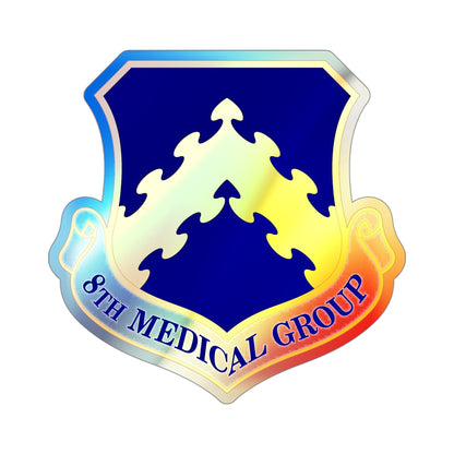 8 Medical Group PACAF (U.S. Air Force) Holographic STICKER Die-Cut Vinyl Decal-4 Inch-The Sticker Space