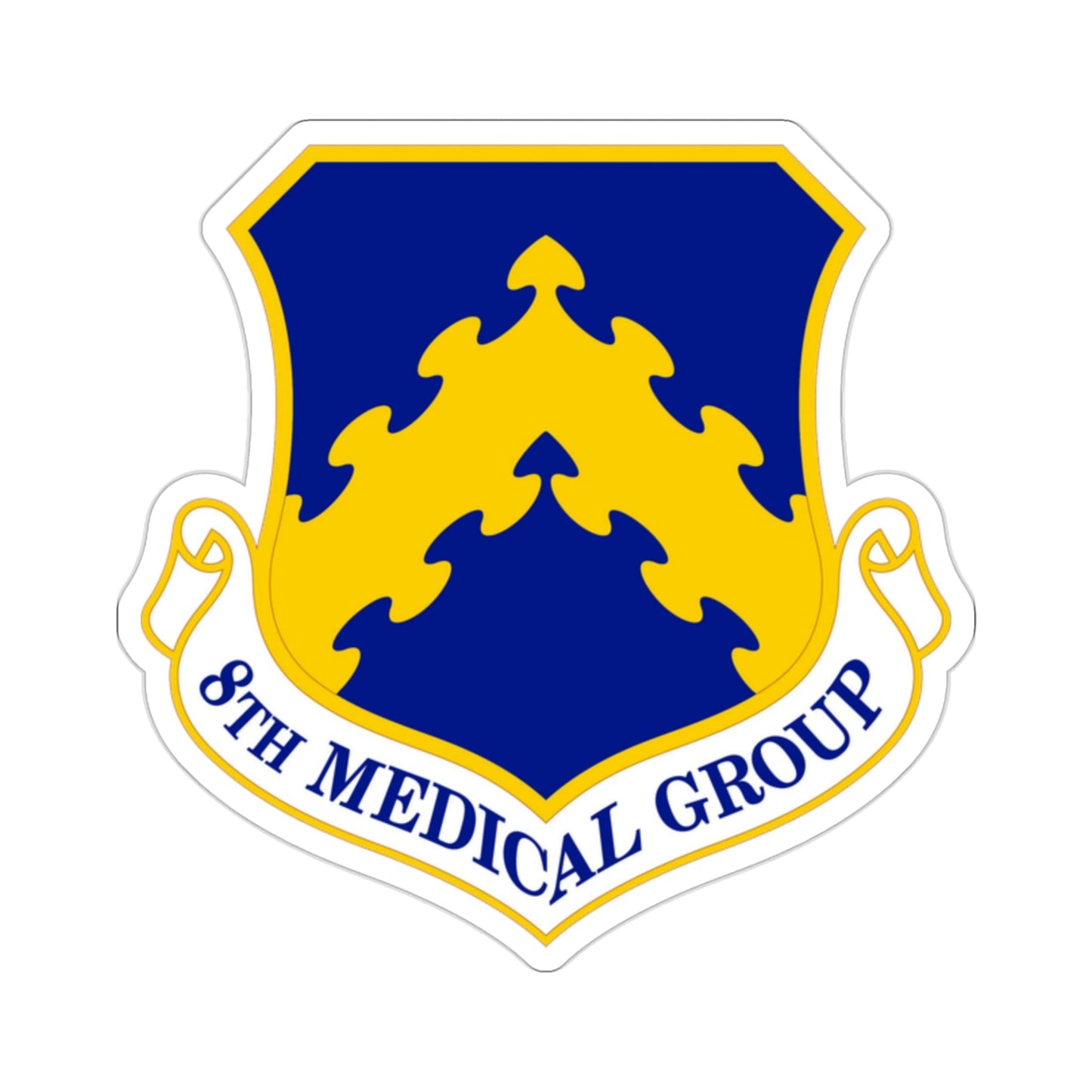 8 Medical Group PACAF (U.S. Air Force) STICKER Vinyl Die-Cut Decal-2 Inch-The Sticker Space