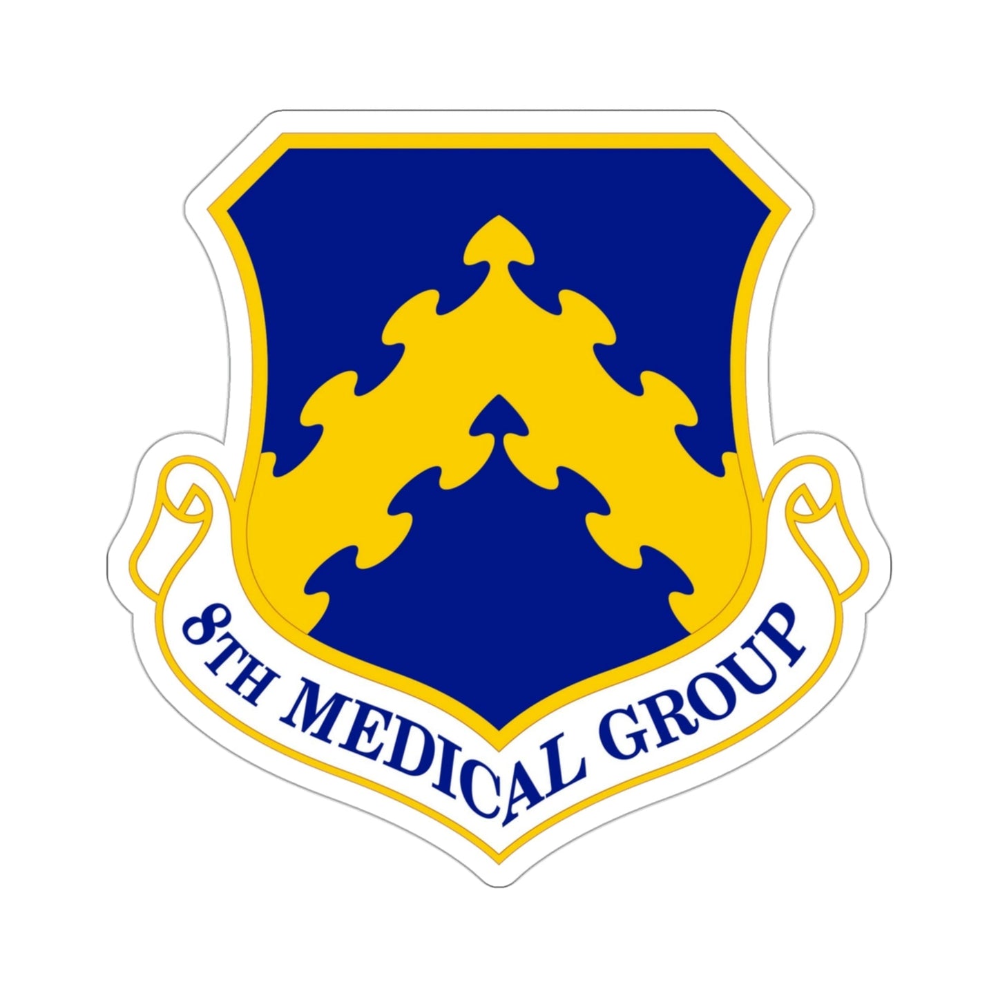 8 Medical Group PACAF (U.S. Air Force) STICKER Vinyl Die-Cut Decal-3 Inch-The Sticker Space