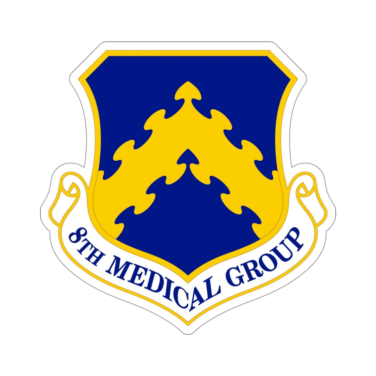 8 Medical Group PACAF (U.S. Air Force) STICKER Vinyl Die-Cut Decal-4 Inch-The Sticker Space