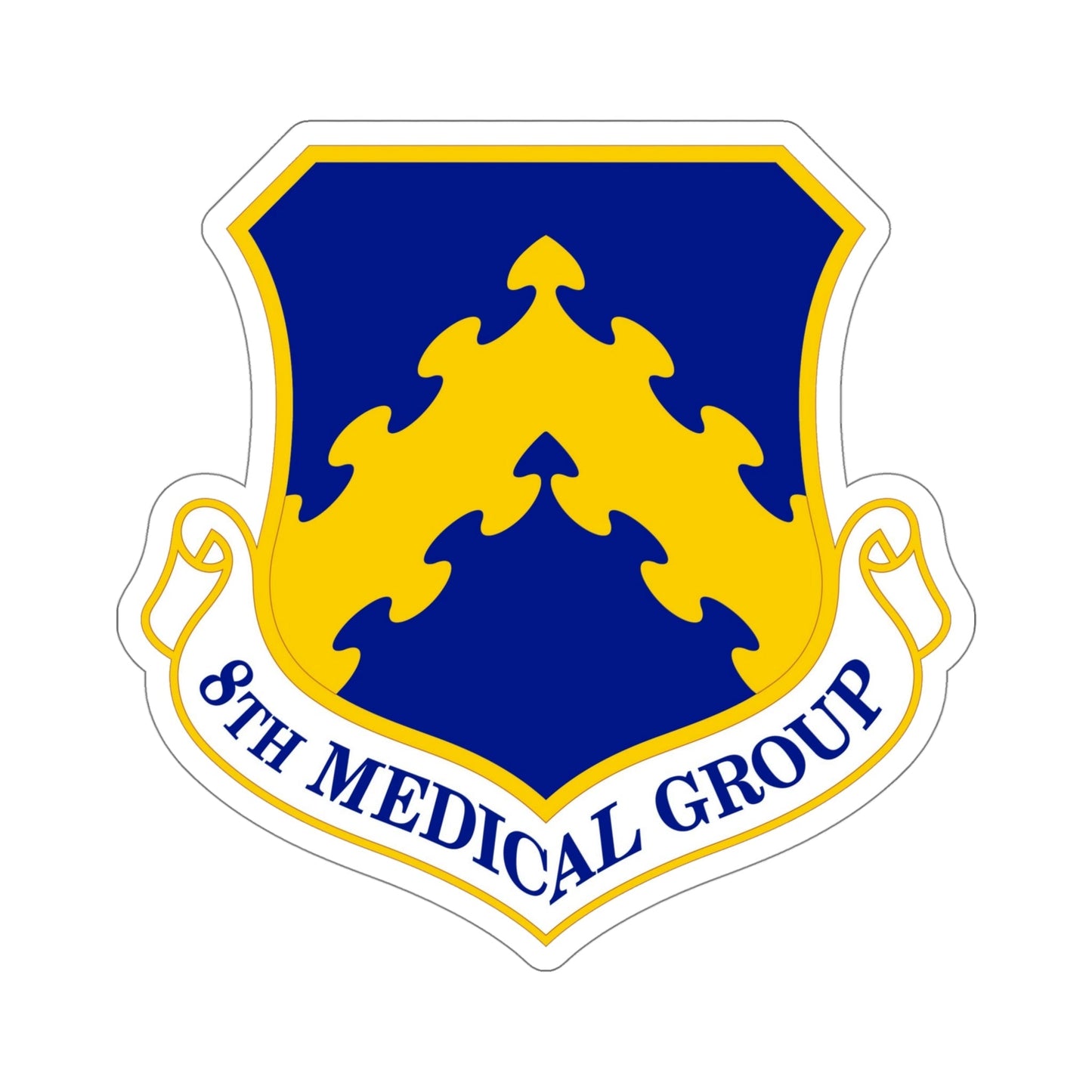 8 Medical Group PACAF (U.S. Air Force) STICKER Vinyl Die-Cut Decal-5 Inch-The Sticker Space