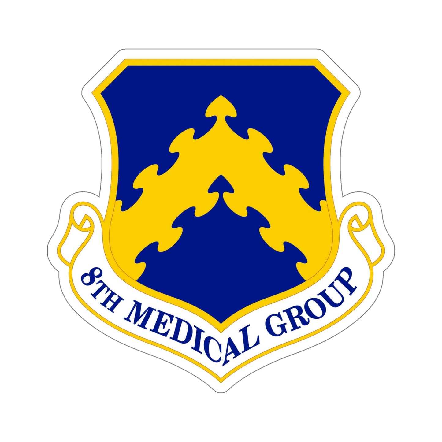 8 Medical Group PACAF (U.S. Air Force) STICKER Vinyl Die-Cut Decal-6 Inch-The Sticker Space