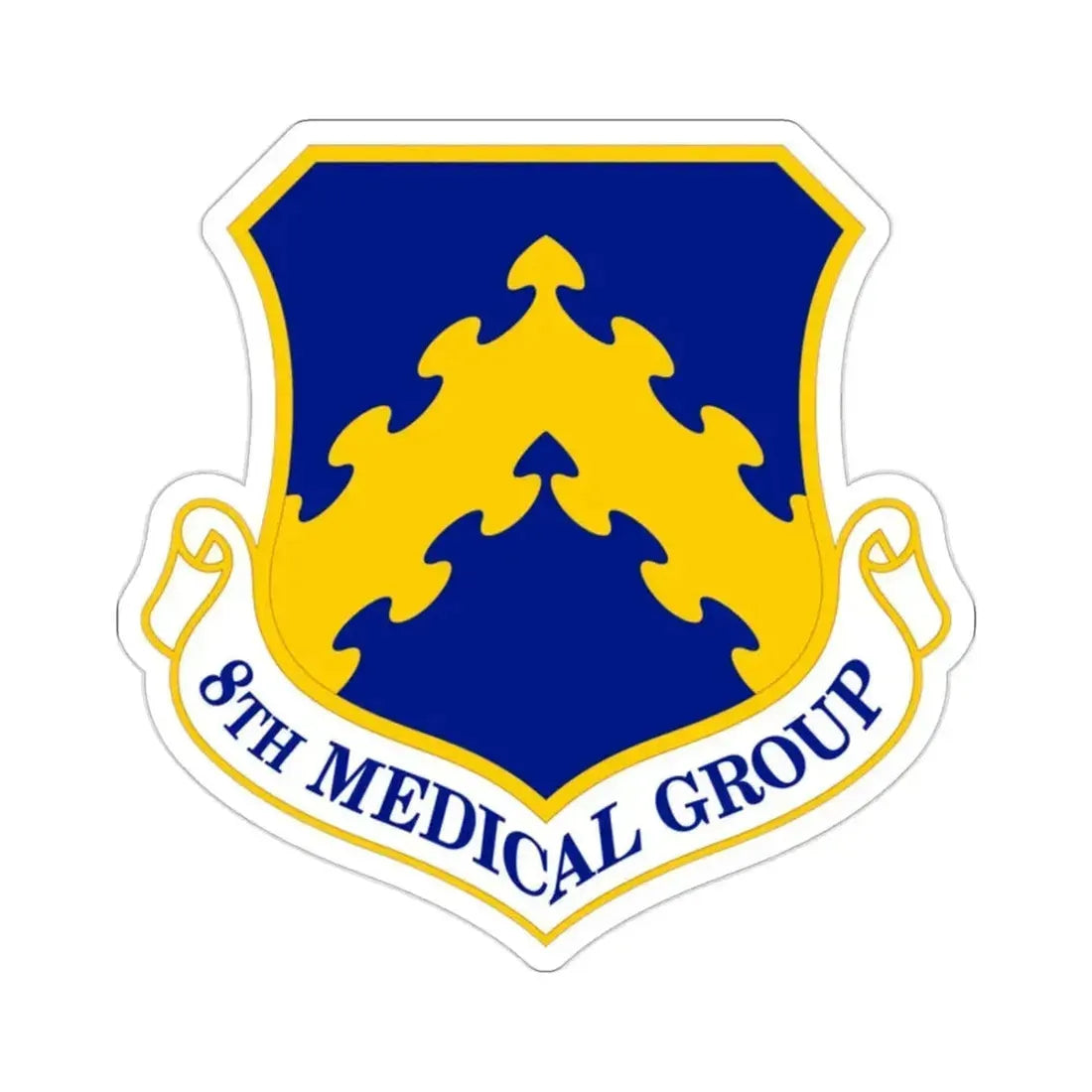 8 Medical Group PACAF (U.S. Air Force) STICKER Vinyl Die-Cut Decal 2 Inch - The Sticker Space