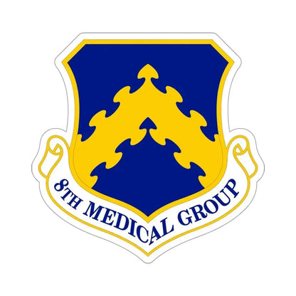 8 Medical Group PACAF (U.S. Air Force) STICKER Vinyl Die-Cut Decal 4 Inch - The Sticker Space