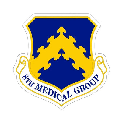 8 Medical Group PACAF (U.S. Air Force) STICKER Vinyl Die-Cut Decal 5 Inch - The Sticker Space